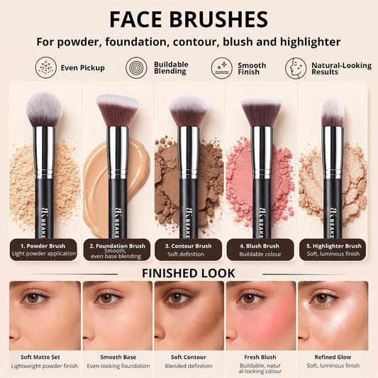 BEAKEY Makeup Brush Set