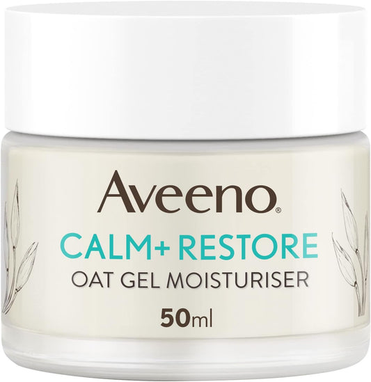 Aveeno Face Calm+Restore Oat Gel Moisturiser 50ml