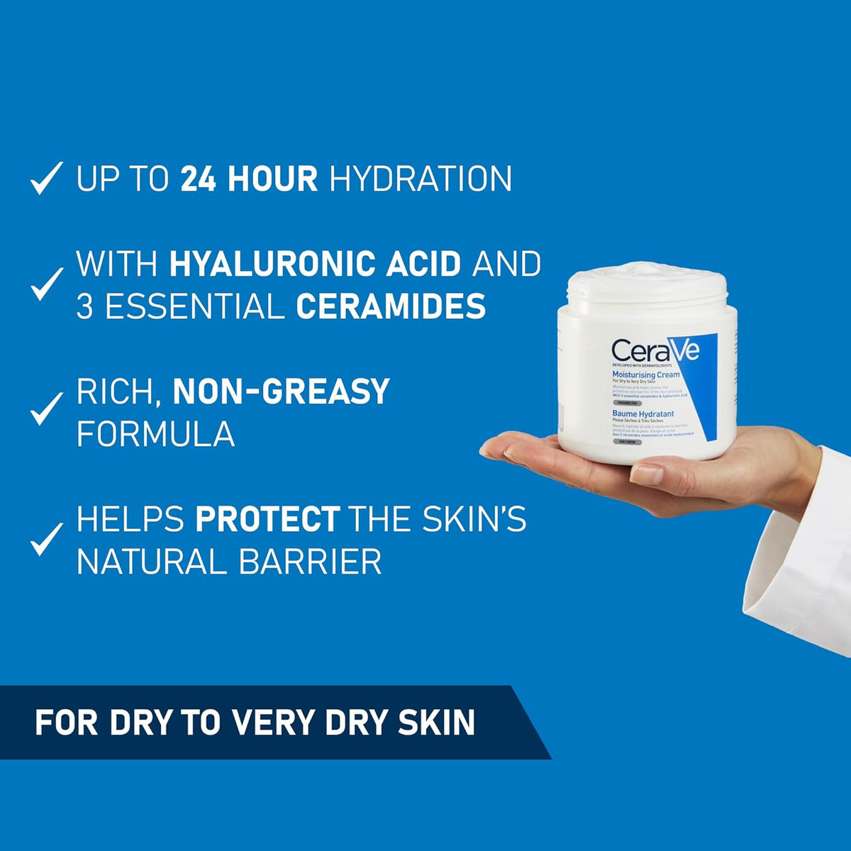 CeraVe Face Care & Body Moisturiser 454g