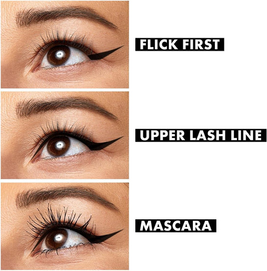 NYX Professional Makeup Eye Liner, Epic Ink Waterproof Liner, Black